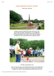 Hylleholt Minikirke indviet 26. maj 2007 - tryggevaeldeprovsti.dk