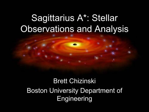 Brett Chizinski - Boston University Physics Department.