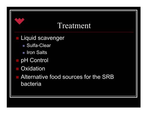 Weatherford in Waste Water Treatment (WWT)