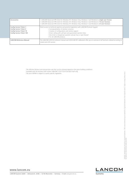 LCOS LANCOM Operating System - LANCOM Systems