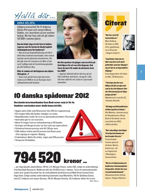 LÃ¤s hela tidningen som vanlig PDF - Aktiespararna