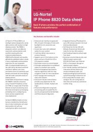 LG-Nortel's IP Phone 8820 - Onedirect