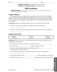 Skills Development Workbook: Unit 5: Condition of Ireland