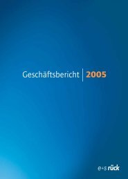 GeschÃ¤ftsbericht 2005 - E+S RÃ¼ck