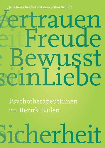PsychotherapeutInnen im Bezirk Baden