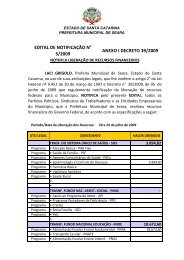 Edital Notificao 5-2009 - prefeitura municipal de seara