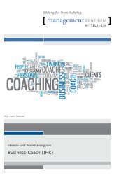 Business-Coach (IHK) - ManagementZentrum Mittelrhein