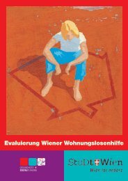 Evaluierung Wiener Wohnungslosenhilfe