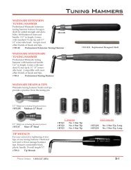 View Entire Tools Section - Pianotek Supply Company