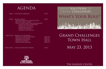 Download Town Hall Program - College of Agriculture and Life ...