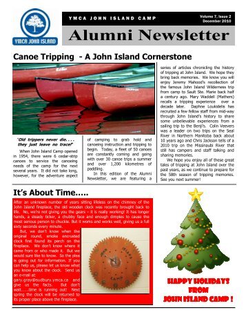 Alumni Newsletter - YMCA Sudbury