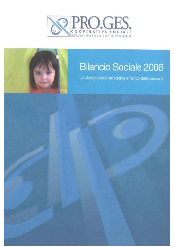 Bilancio Sociale Pro.Ges. 2006