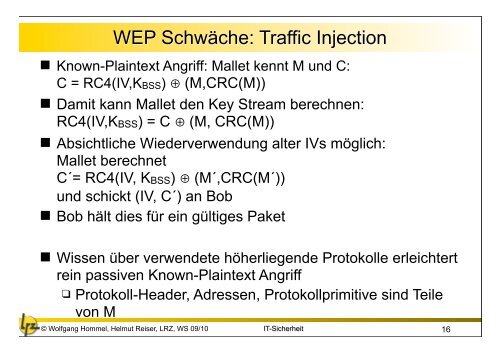 10. Netzsicherheit - Schicht 2: WLAN-Sicherheit