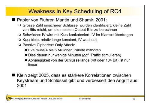 10. Netzsicherheit - Schicht 2: WLAN-Sicherheit