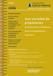Una Sociedad de Propietarios - Instituto Juan de Mariana