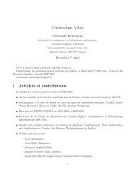 Curriculum Vitae Et Lettre De Motivation Guide Pratique Uqam
