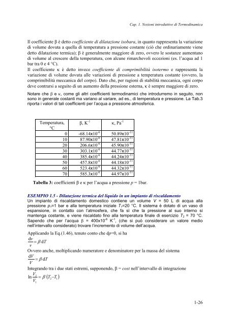 Appunti ed Esercizi di Fisica Tecnica e ... - Valentiniweb.com