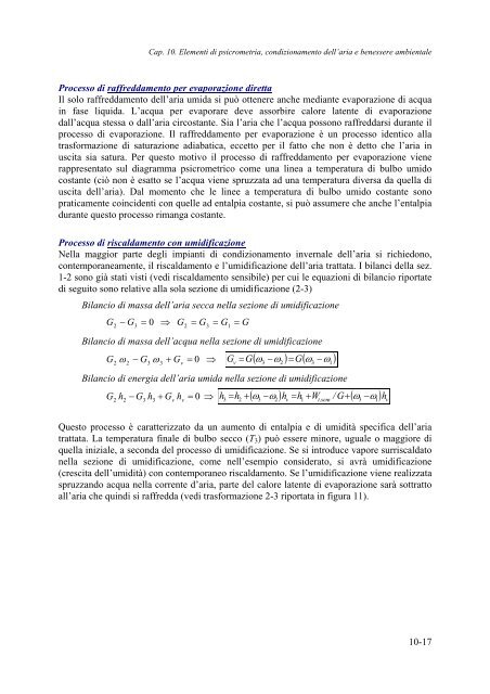 Appunti ed Esercizi di Fisica Tecnica e ... - Valentiniweb.com