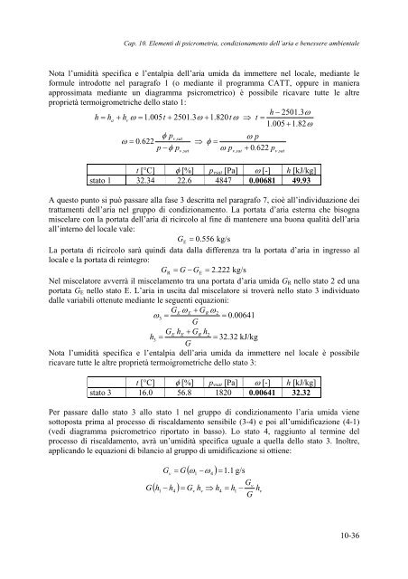 Appunti ed Esercizi di Fisica Tecnica e ... - Valentiniweb.com