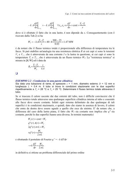 Appunti ed Esercizi di Fisica Tecnica e ... - Valentiniweb.com