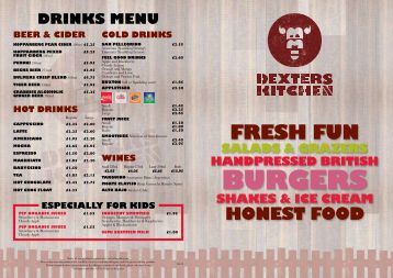 Center Parcs Sports Cafe Menu Center Parcs Sports Cafe Menu
