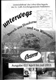 unterwegs 02 - 2011  (3,4 MB) - Ev. Lukas Pfarrbezirk Paderborn