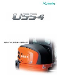 Kubota U 55-4 - KUBOTA Baumaschinen GmbH