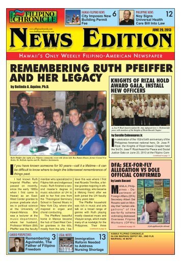 PHiliPPiNe NeWS - Hawaii-Filipino Chronicle