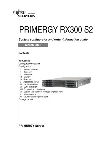 PRIMERGY RX300 S2