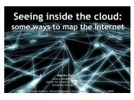 Seeing inside the cloud - Centre for Advanced Spatial Analysis - UCL