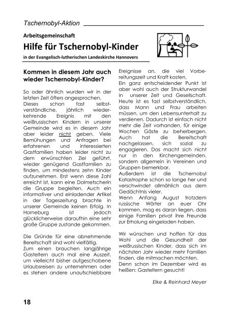 Gemeindebrief Juni-Juli-August 2013 - Kirchengemeinde Bargstedt