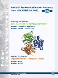 ProtinoÂ® protein purification products - Macherey Nagel