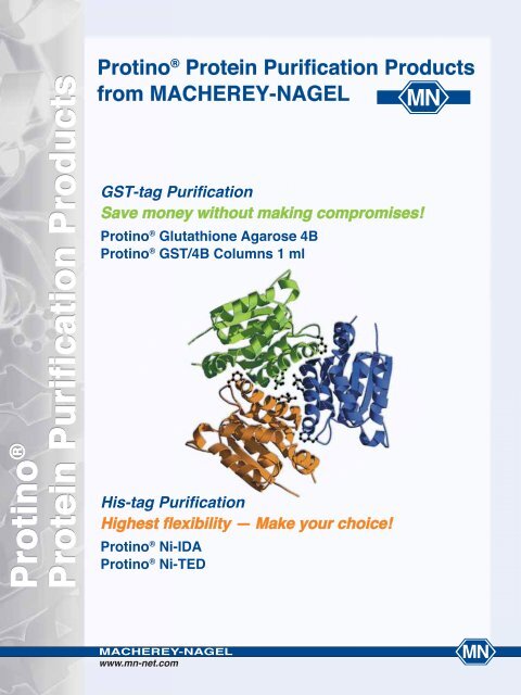 ProtinoÂ® protein purification products
