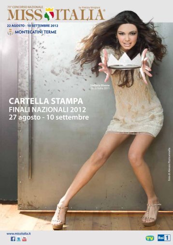 Cartella Stampa Edizione 2012 - Miss Italia