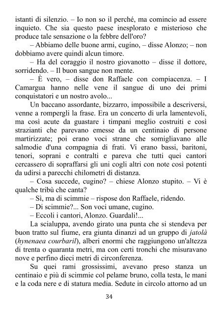 "La CittÃ  dell'Oro" di Emilio Salgari - Altervista