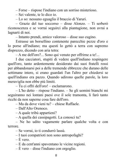 "La CittÃ  dell'Oro" di Emilio Salgari - Altervista