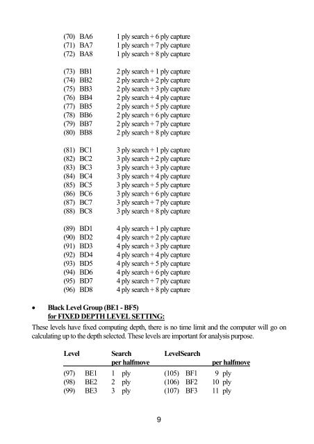 View/download user manual - Chess Direct Ltd