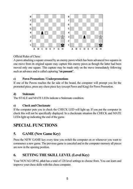 View/download user manual - Chess Direct Ltd