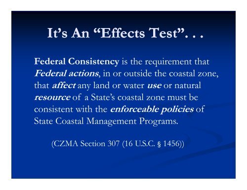 Federal Consistency Workshop - Delaware Department of Natural ...