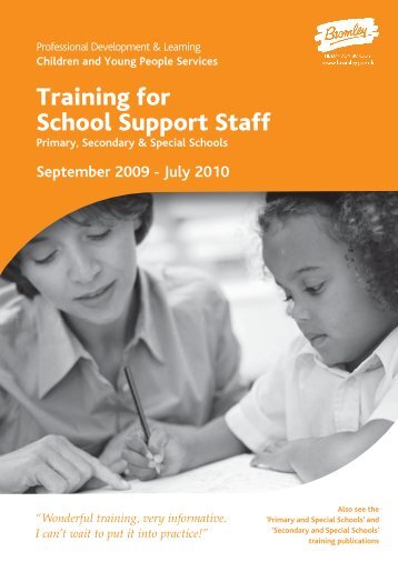 Training for All Support Staff - Bromley Partnerships
