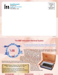 SST Mailer - Healthmark Industries Company