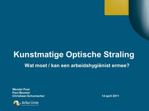 Kunstmatige optische straling