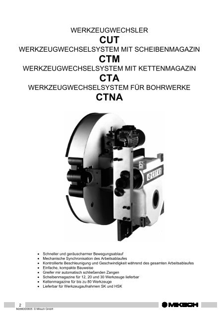 Werkzeugwechsler CUT - Miksch GmbH