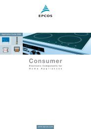 Consumer - Home Appliances - EPCOS