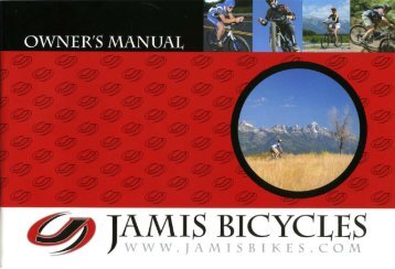 Jamis Owners Manual - English - Evans Cycles