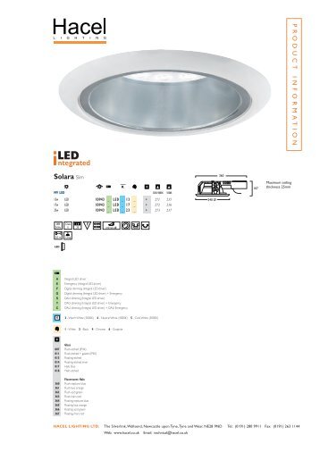 LED - Hacel Lighting U. K.