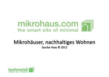 Ing. Mag. Sascha Haas - Mikrohaus