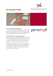 persolog Profile: concept und benefit (pdf) - bei ec-crew.de