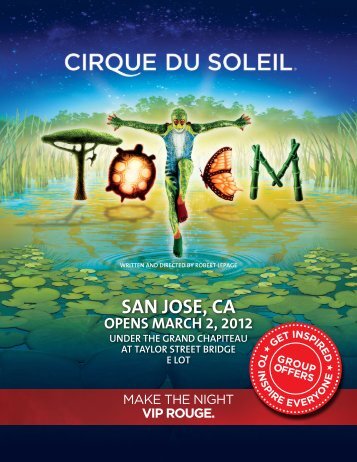 SAN JOSE, CA - Cirque du Soleil