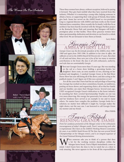 Simy Corbinn - American Morgan Horse Association
